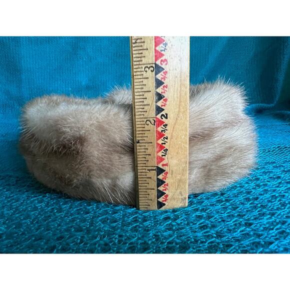 Vintage pill box hat fur with combs - Picture 11 of 11